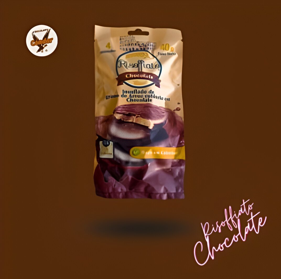 Galletas de arroz bañadas en chocolate Risoffiato